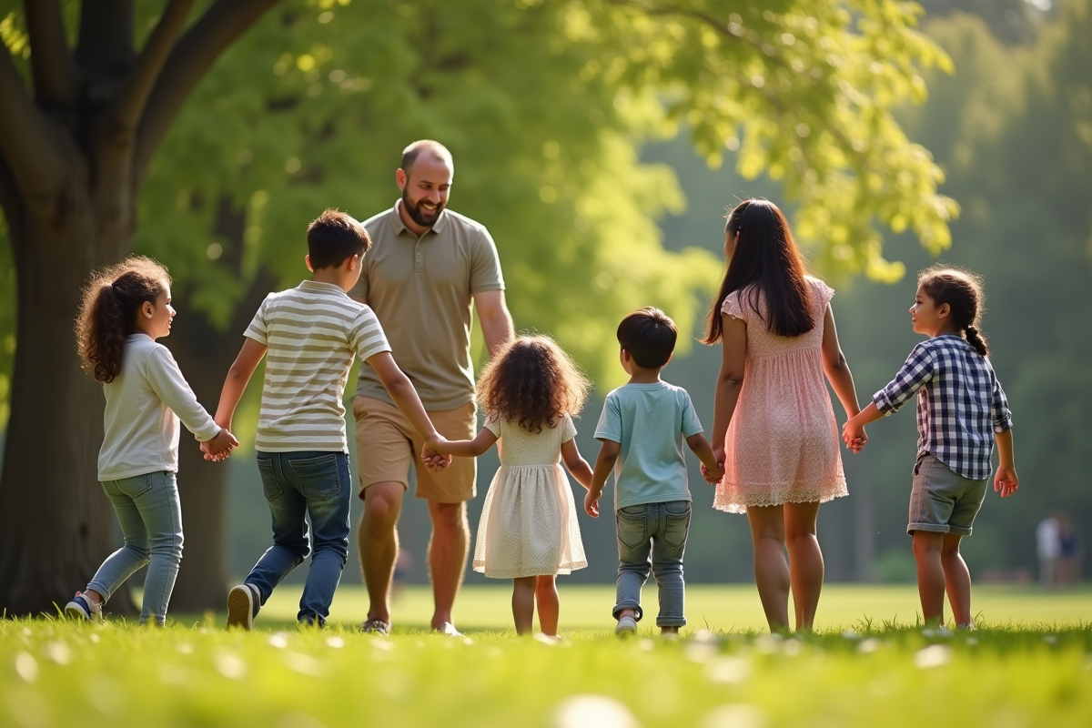 famille multiculturelle