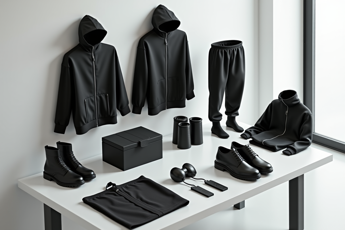 vêtements noirs
